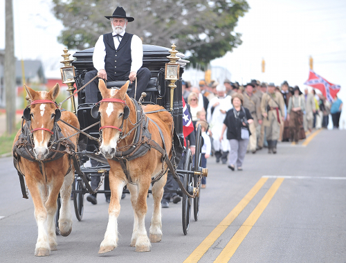 Pelham reenactment from the Anniston Star newspaper