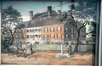 Sketch of the Chancellorsville House